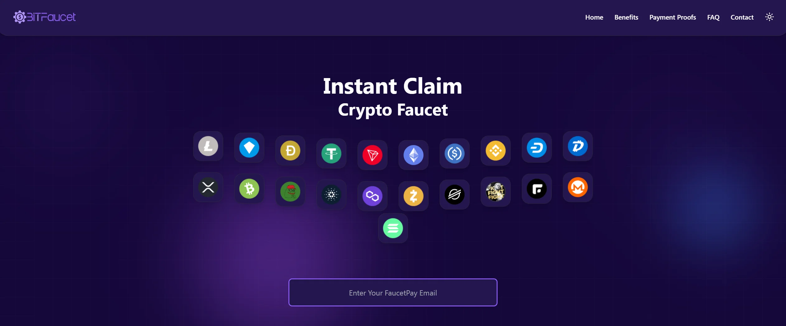 Cryptocurrency faucet platform